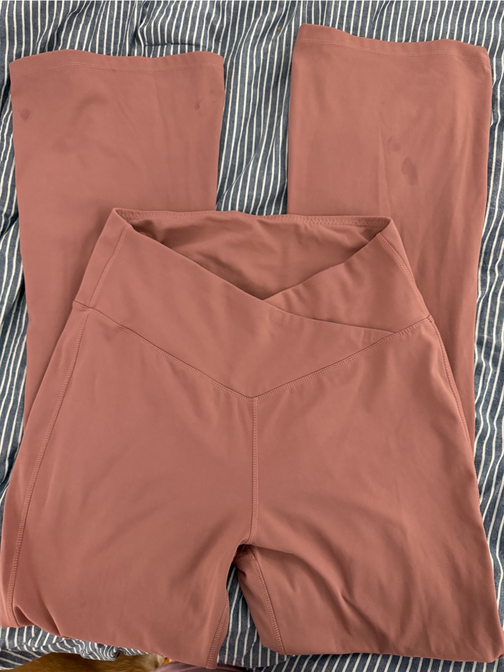 Women's Boot Cut Jumpsuit Pants in Dusty Mauve